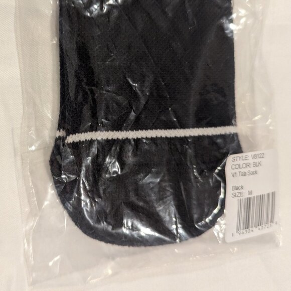 NWT Vuori V1 Tab Sock No Show Performance Sock (Black, Women's Medium) - Picture 7 of 8